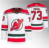 Men's New Jersey Devils #73 Tyler Toffoli White Stitched Jersey,baseball caps,new era cap wholesale,wholesale hats